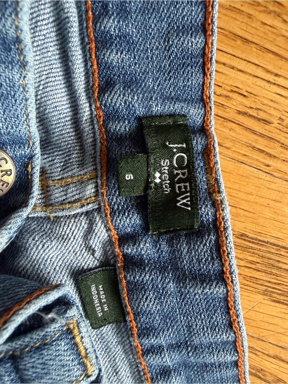 J. Crew Medium Blue Denim Roll-Cuff Women's Shorts